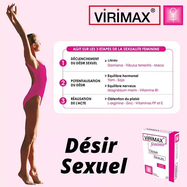 Nutrigée Virimax Féminin Sexual Desire 15 Capsules