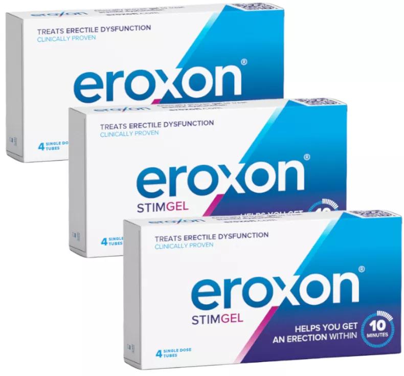 Eroxon Gel pour la dysfonction érectile 3x4 tubes