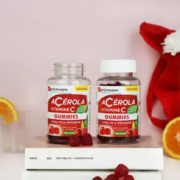 Forté Pharma Acérola Gummies Vitamine C 60 Gommes Energie Coup de fatigue