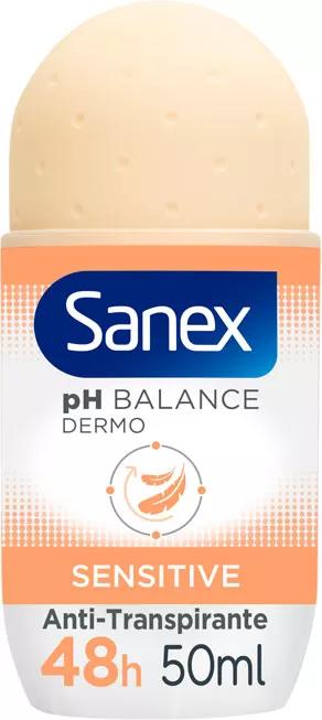 Sanex Desodorante Dermo Sensitive Piel Sensible 48H Roll-On 50 ml