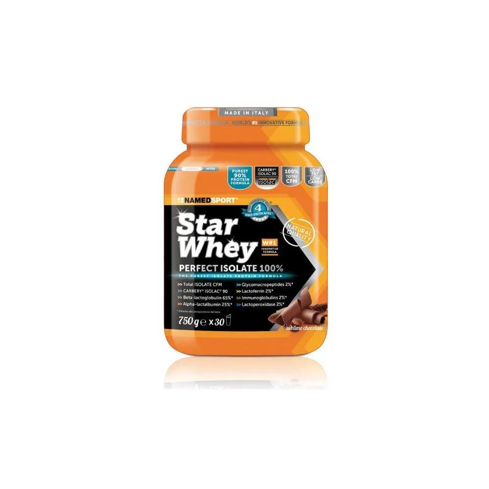 Named Sport Star Whey Isolate Sublime Chocolate Integratore Proteico 750 g