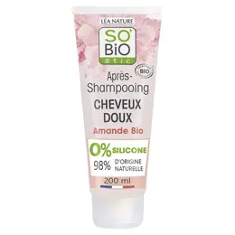 So'Bio Étic Cheveux Doux Après-Shampoing Amande & Protéines de Riz Bio 200ml