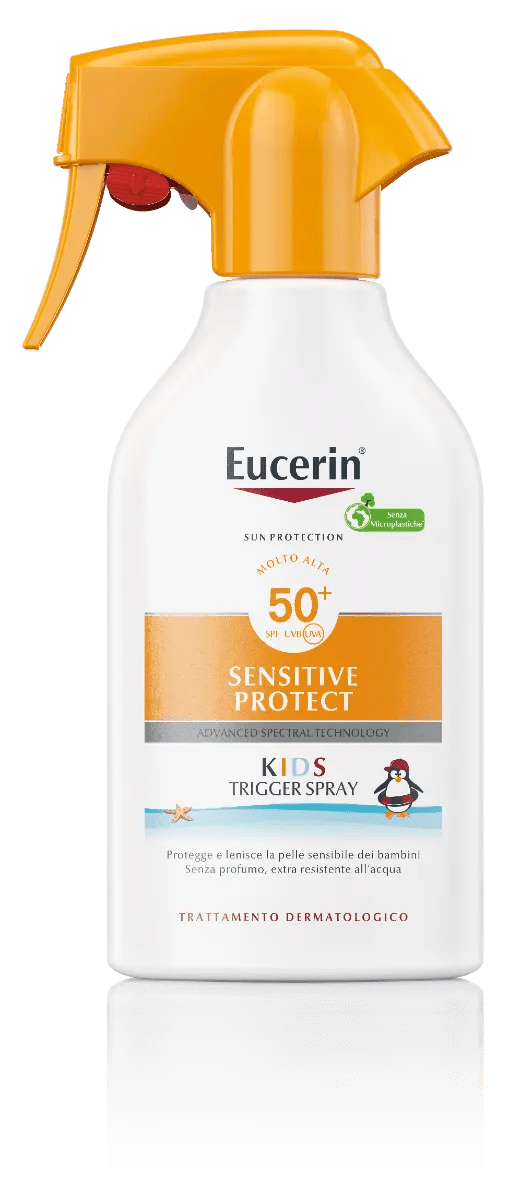 Eucerin Sun Kids Trigger Spray Solare SPF 50+ Protezione Bambini 250 ml