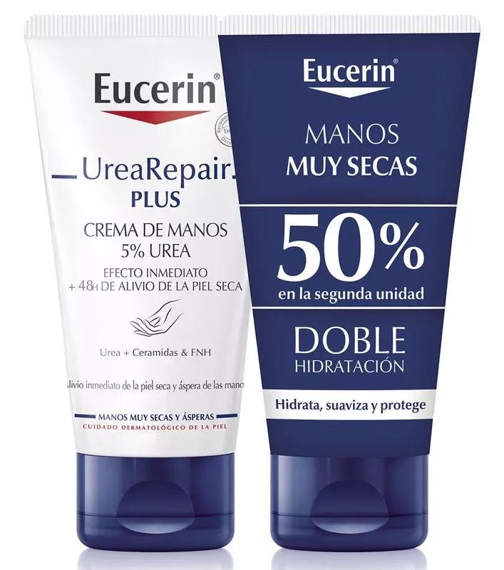 Eucerin UreaRepair Crema de Manos Piel Muy Seca 2x75 ml