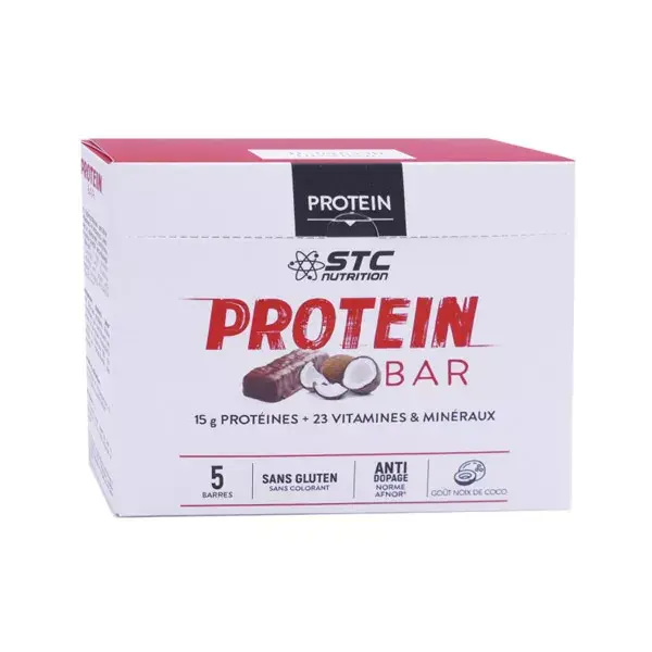 STC Nutrition Protein Barres Saveur Coco 5 unités