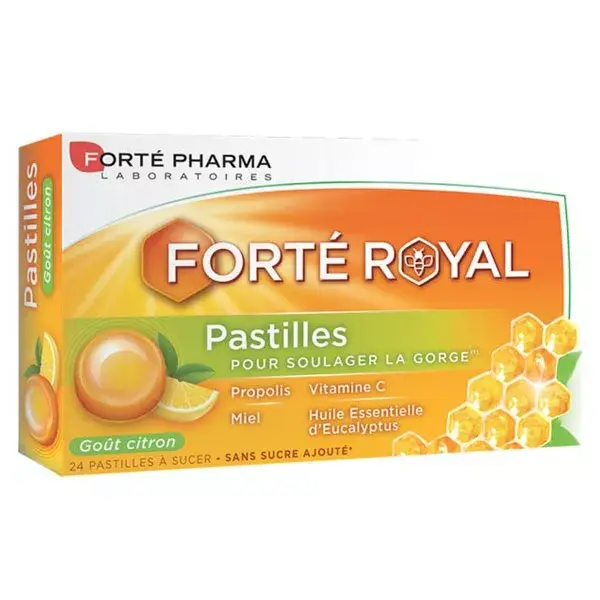 Forté Pharma Pastilles Royales Sabor Limón 24 unidades