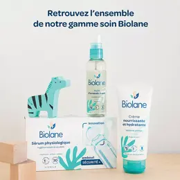 Biolane - Soin Sérum Physiologique - Embout rond sécurité - 30 unidoses de 5ml