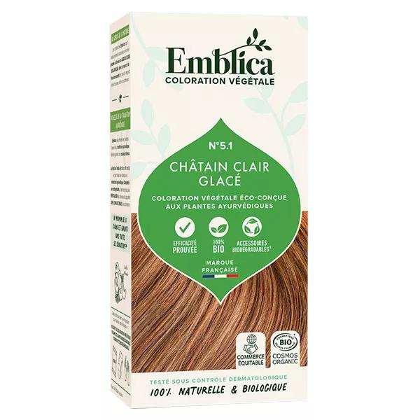 Emblica Coloración Vegetal N°5.1 Castaño Claro Vidriado Bio 100g