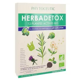 Phytoceutic Bio Herbadetox 12 Plantes Actives 20 ampoules