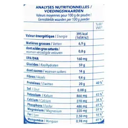 La Mandorle Boisson Instantanée en Poudre Lait d'Amande Omega Bio 400g