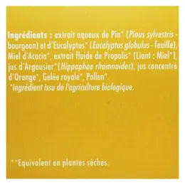 Superdiet Immunité & Respiration Pin Miel Pollen 20 ampoules