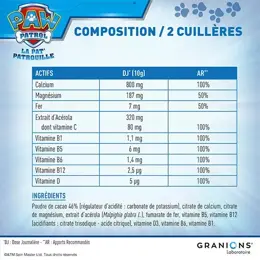 Granions Poudre Cacao Croissance Pat Patrouille 300g