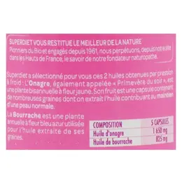 Superdiet Onagre Bourrache 200 capsules