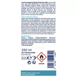 ETIAXIL Déodorant Anti-Transpirant Protection 48h Aérosol Lot de 2 x 150ml