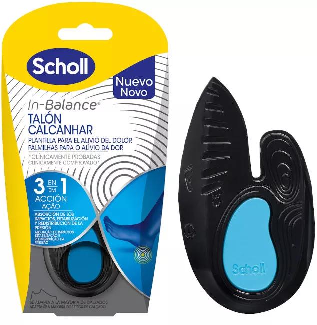 Scholl Scholl Plantilla In-Balance Talón y Tobillo L (42,5-45) 2 Uds