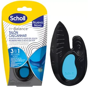 Scholl In-Balance Einlegesohle Ferse und Knöchel L (42,5-45) 2Uds