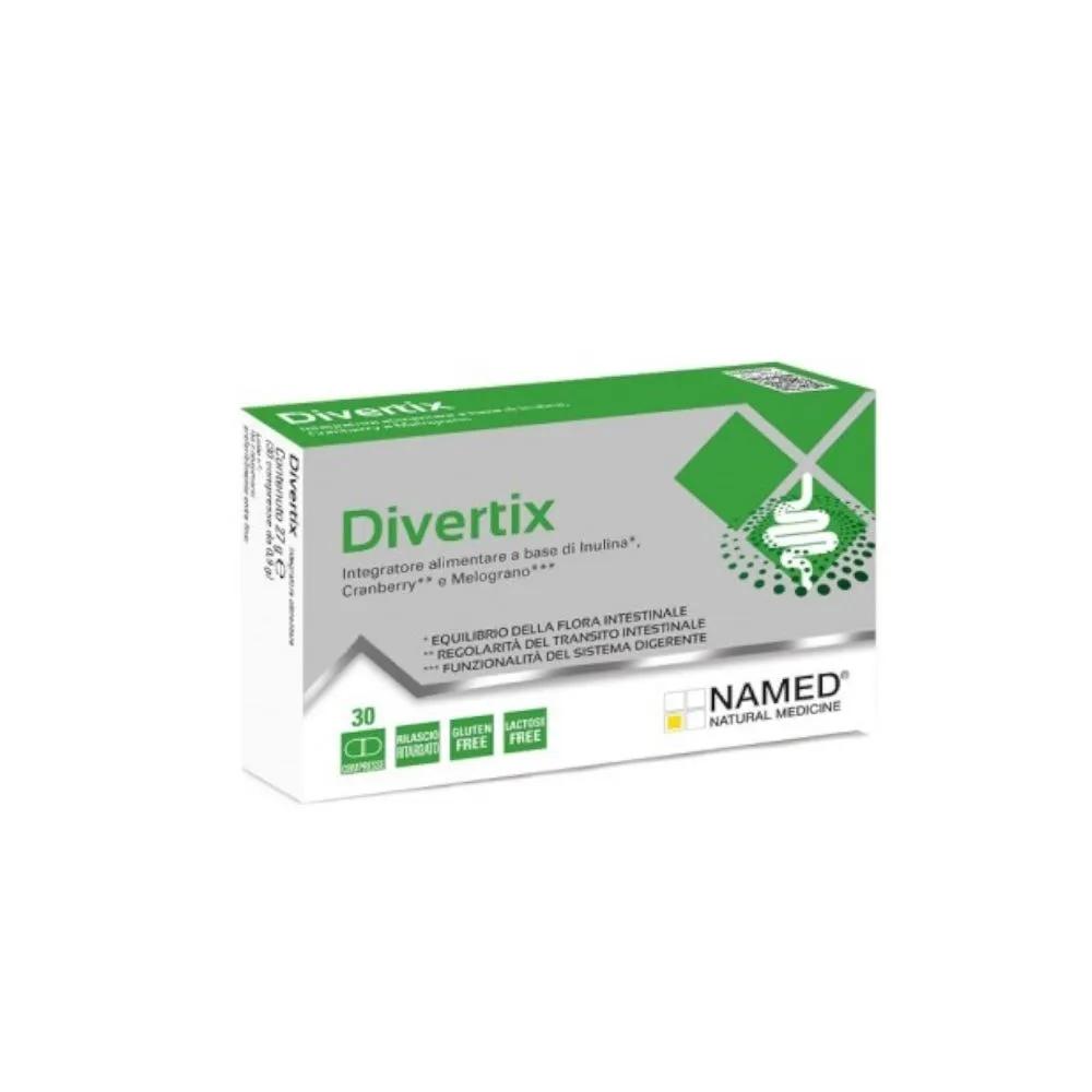 Named Divertix Integratore per la Flora Intestinale e Sistema Digerente 30 Compresse