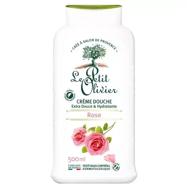 Le Petit Olivier - Extra Gentle Shower Cream - Rose Scent - Soap Free 500ml