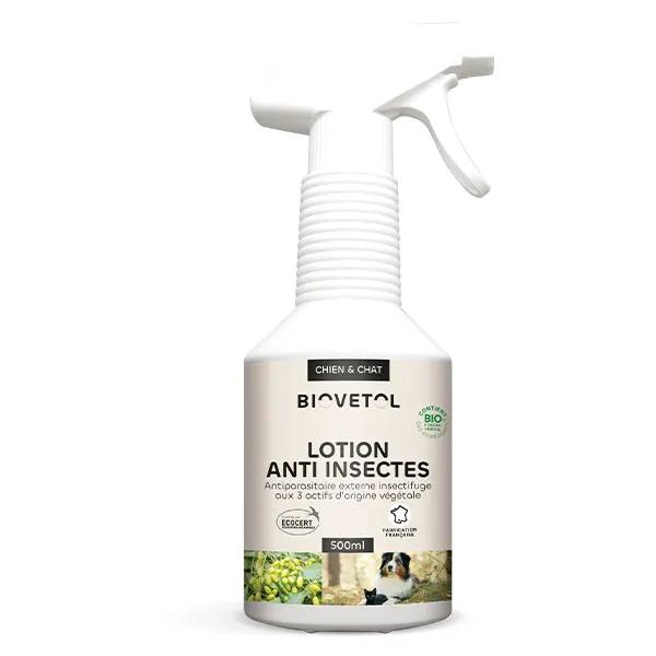 Biovetol - Antiparasitaire - Lotion Anti-Insectes Bio - 500ml