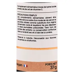 Nat & Form L-Lysine + Zinc & Vitamine C beauté de la peau 60 gélules