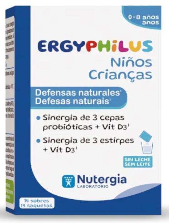 Ergyphilus enfants 14 enveloppes Nutergia