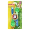 Nuby Cuillère et Fourchette d'Apprentissage +12m Bleu Vert