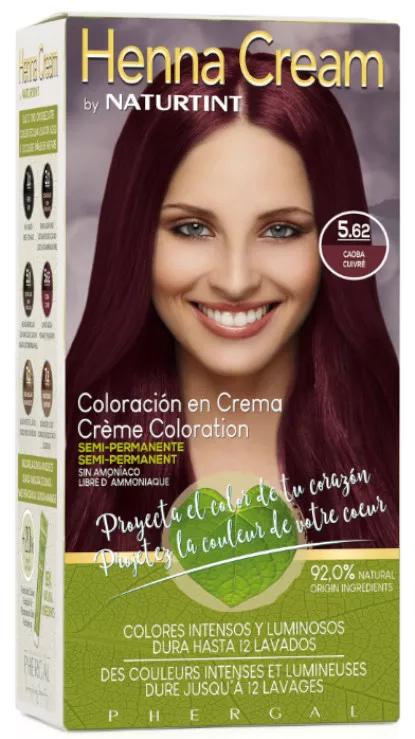 Naturtint Henna Cream Semi-Permanent Dye 5.62 - Mahogany 110 ml