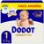 Dodot Sensitive Diapers Jumbo Pack T1 (2-5 Kg) 168 units
