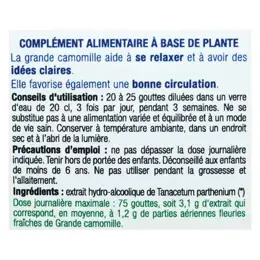 Ladrôme Extrait de Plante Fraîche Grande Camomille Bio 50ml