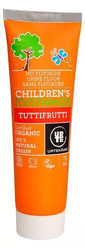 Urtekram Pasta de Dientes Para Niños Tutti Frutti 75 ml