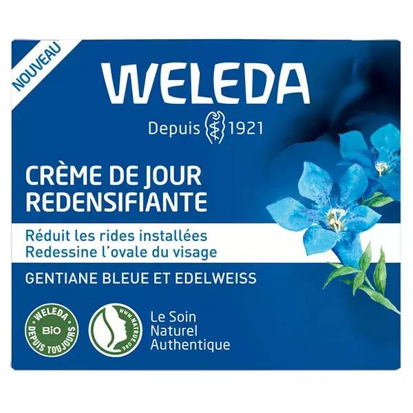 Weleda Gentiane Bleue & Edelweiss Crème de Jour Redensifiante Bio 40ml