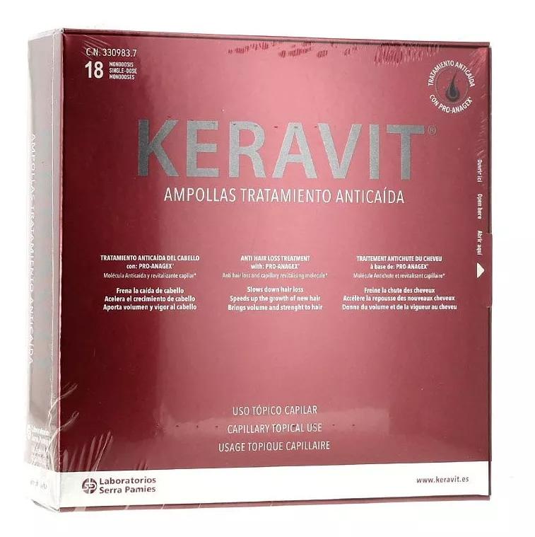 Keravit Anti-Hair Loss Treatment 18 Ampoules of 6ml