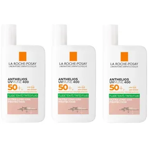 La Roche Posay Anthelios UV-MUNE 400 Oil Control SPF50+ Color 3x50 ml