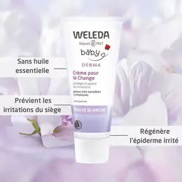 Weleda Bébé Mauve Blanche Crème pour le Change Bio 50ml