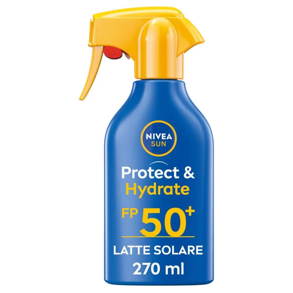 Nivea Sun Spray Solare Protect&amp;Hydrate SPF50+ Idratante Per 48h 270 ml