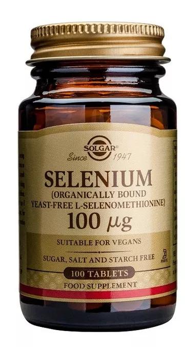 Solgar Selenio 100 mg (sin levadura) 100 Comprimidos