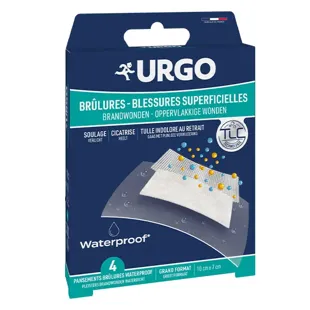 Urgo Cerotti Waterproof Bruciature e Ferite 4 unità