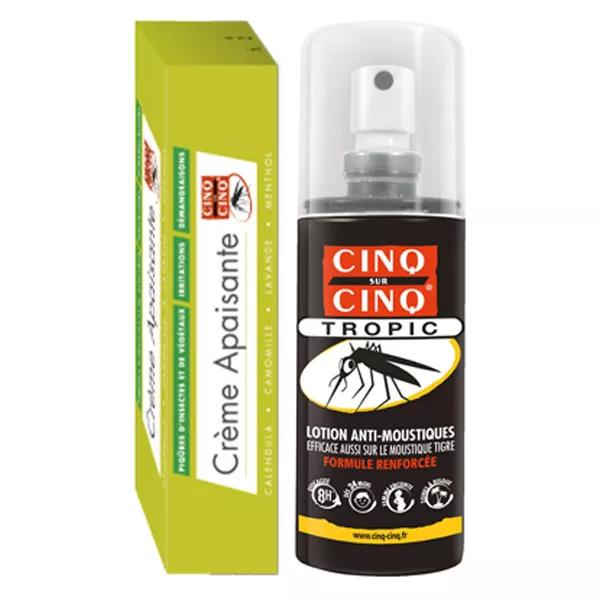 Cinq sur Cinq Tropic 75ml & Crème Apaisante 40g