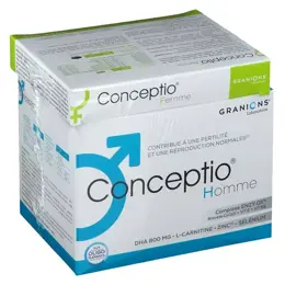 Granions Conceptio Homme 90 capsules et 30 sachets + Conceptio Femme 30 gélules et 30 capsules