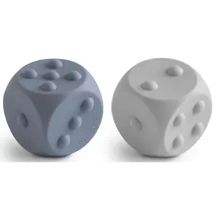 Mushie Dice Pop It Sólido Tradewinds/Pedra 2 unidades