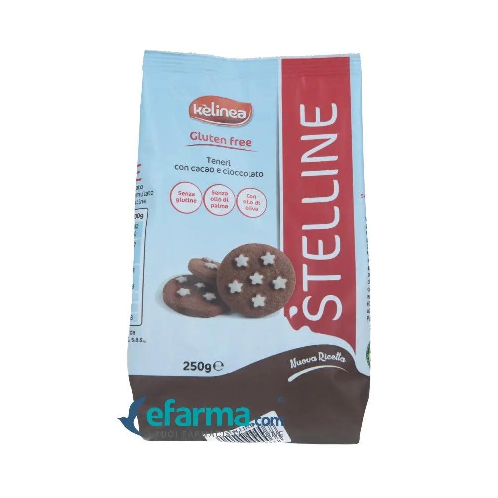 Kèlinea Stelline Biscotti Al Cacao Senza Glutine 250 g