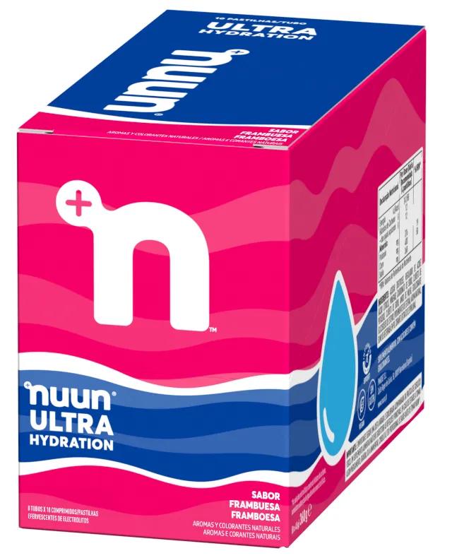 NUUN Ultra Hydratation Framboise 8x10 Comprimés Effervescents