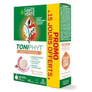 Santé Verte Toniphyt Boost Gusto Frutti Rossi  30 + 15 Gratis compresse