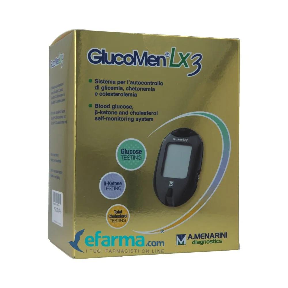 Glucomen LX3 Glucometro Misurazione Glicemia Chetoni Colesterolo