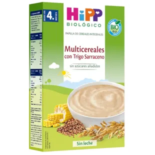 Hipp Multicereales Con Trigo Sarraceno Bio +4m 200 gr