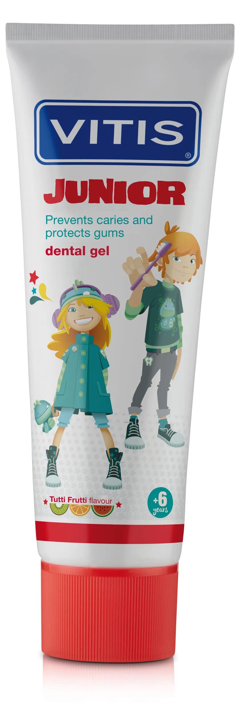 Vitis Junior Gel Dentifricio Bambini +6 anni 75 ml