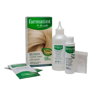 Farmatint Permanent Coloring Gel 10N Platinum Blonde 135 ml