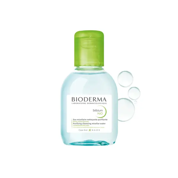 Bioderma Sébium H2O Eau Micellaire Purifiante Peaux Mixtes à Grasses 100ml