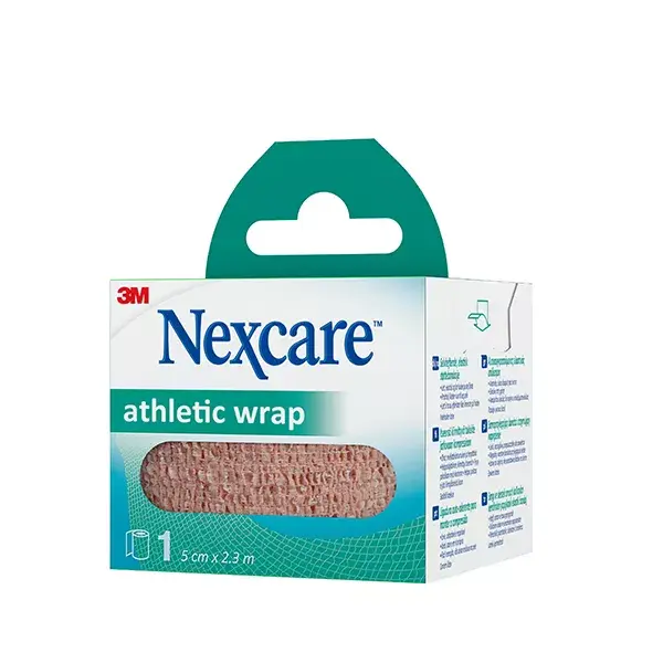 Nexcare™ Bande De Maintien Cohésive Athlétique Beige 5 Cm X 2,3M