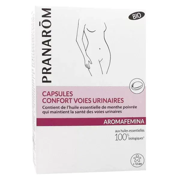 Pranarom Aromafemina Confort Voies Urinaires Bio 30 capsules